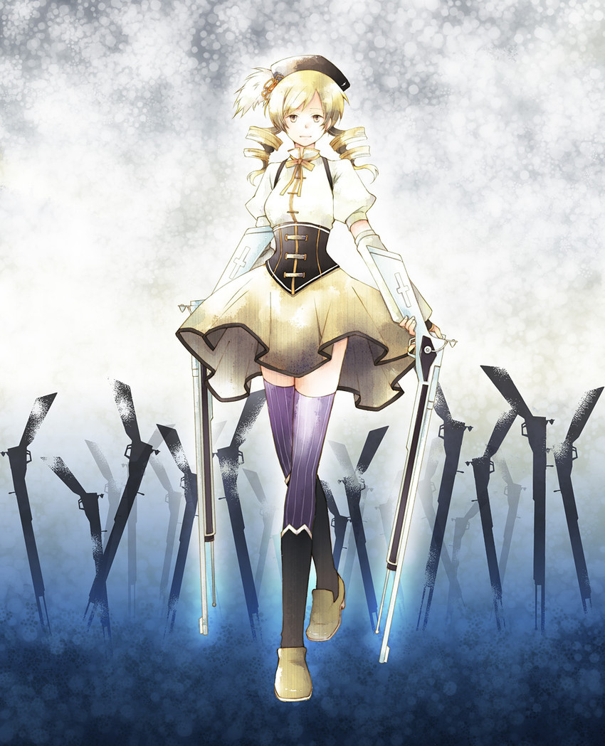 tomoe mami (fate and 2 more) drawn by que4