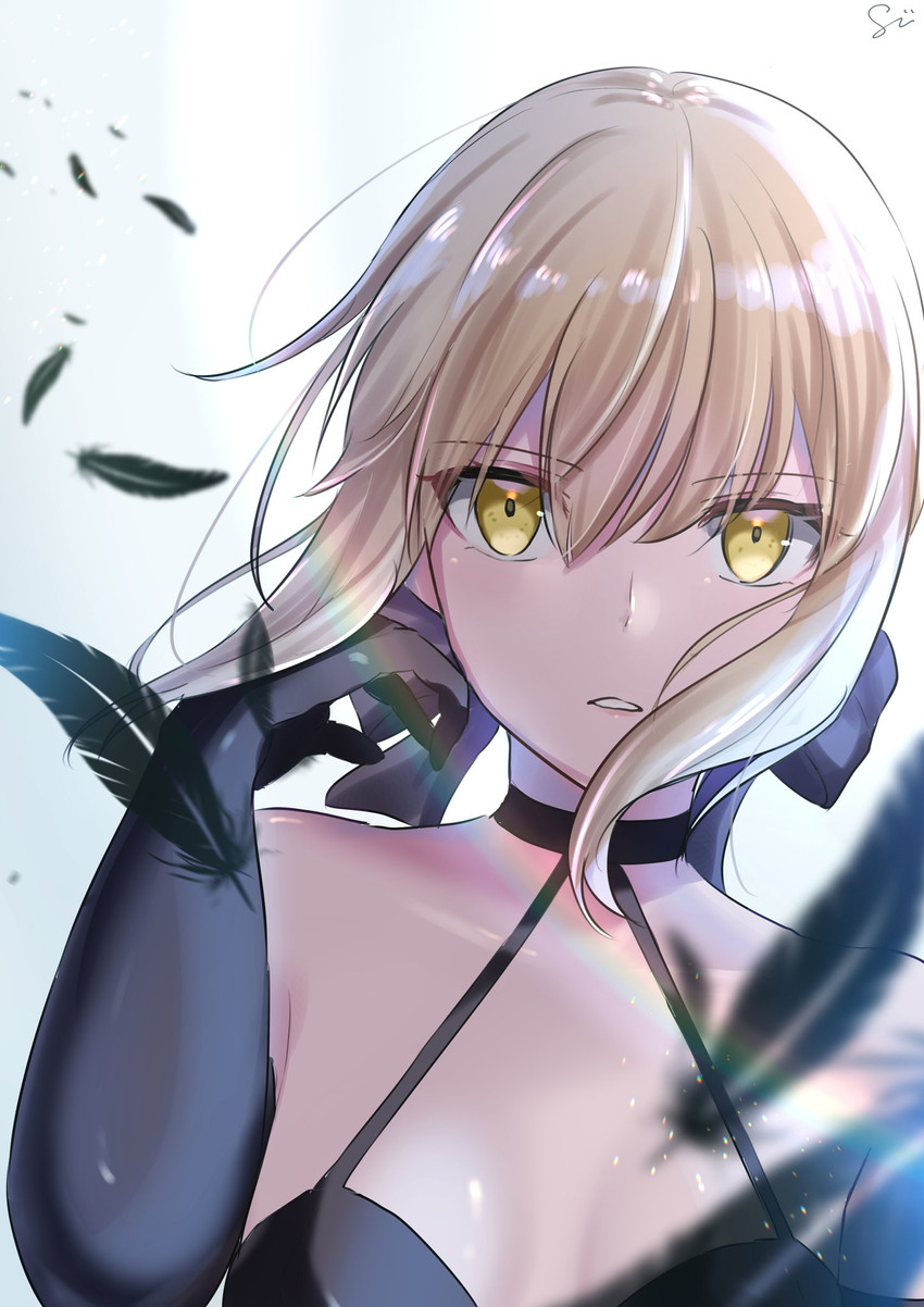 artoria pendragon and saber alter (fate and 1 more) drawn by sii_artatm
