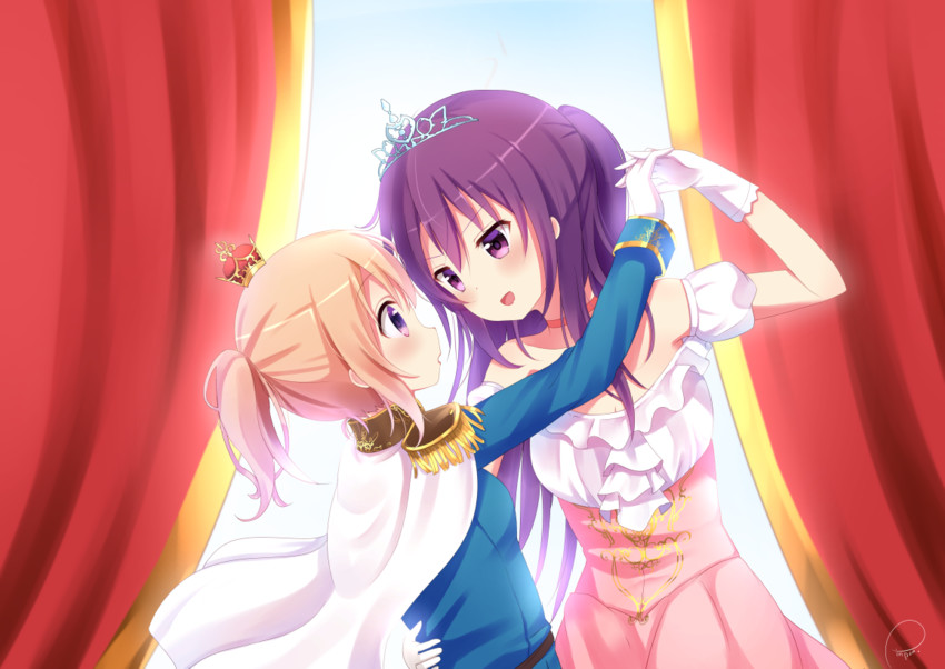 hoto cocoa and tedeza rize (gochuumon wa usagi desu ka?) drawn by piripun