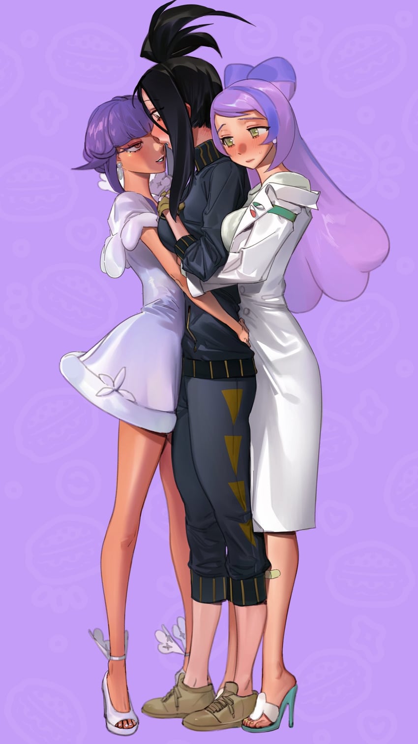miriam, dendra, and tulip (pokemon and 1 more) drawn by g00d1a