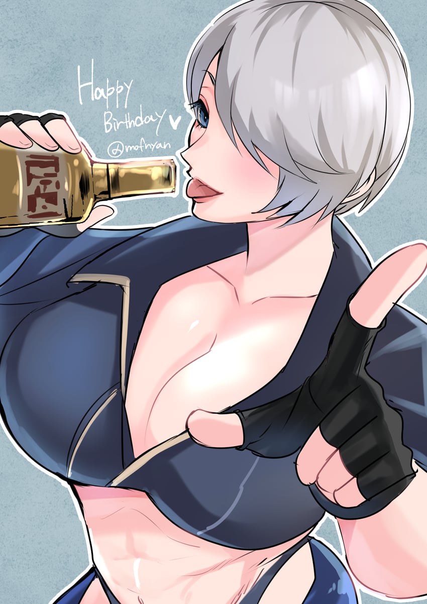angel (the king of fighters and 2 more) drawn by kageru_(mofnyan)
