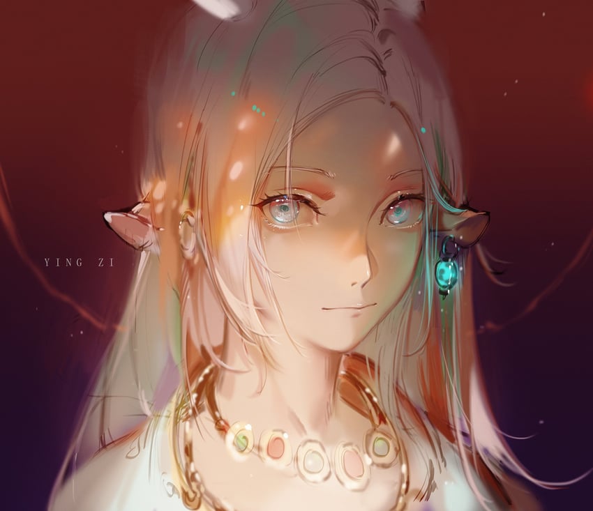 nine-colored deer (arknights and 1 more) drawn by yingzi