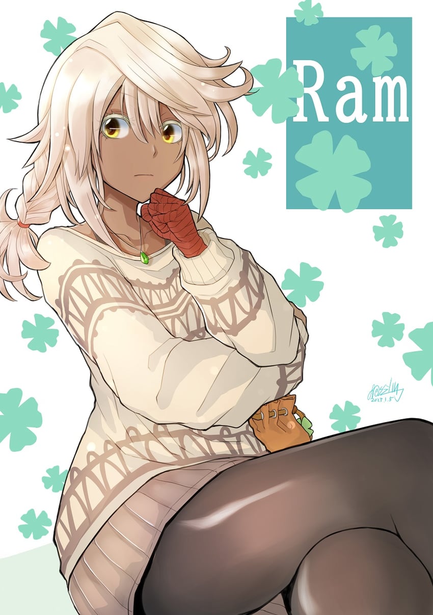 ramlethal valentine (guilty gear and 1 more) drawn by mariebell