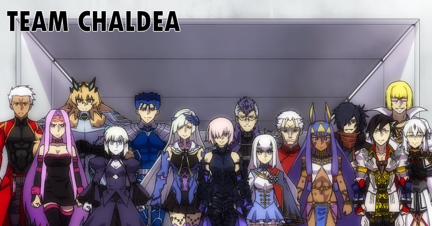 artoria pendragon, mash kyrielight, saber alter, cu chulainn, archer, and 11 more (fate and 1 more) drawn by lazyartlazy12