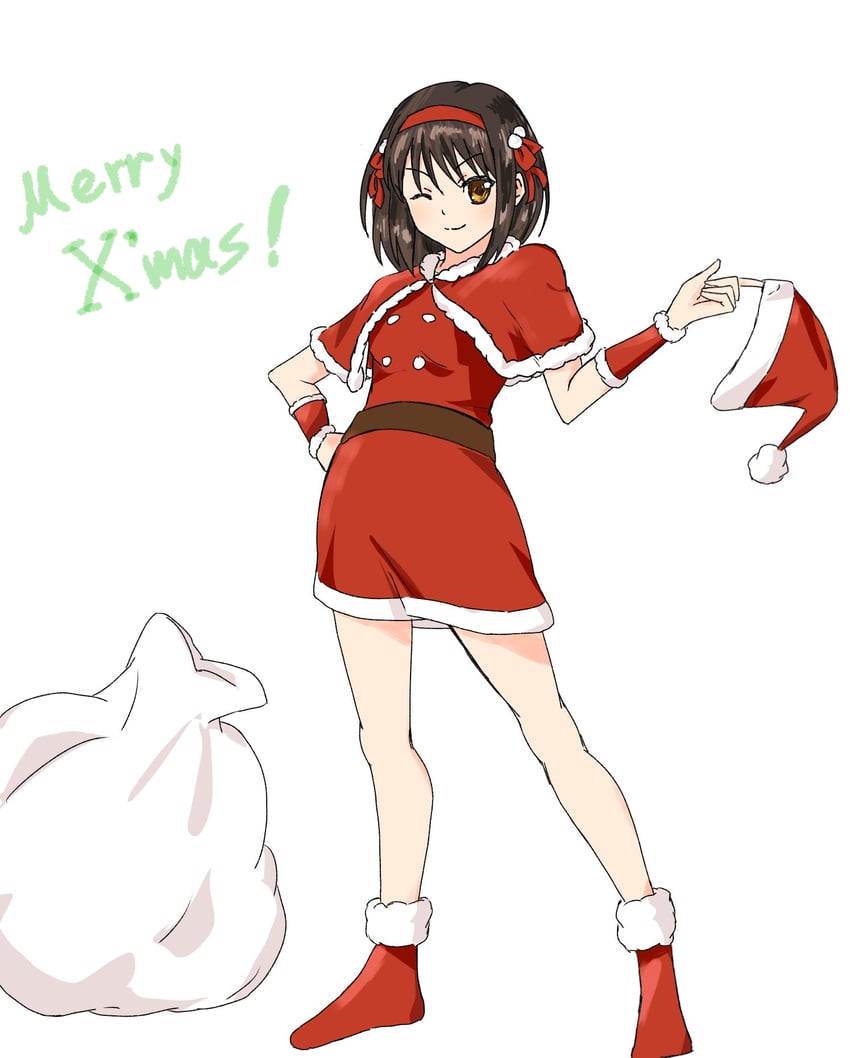 suzumiya haruhi (suzumiya haruhi no yuuutsu) drawn by waka_849