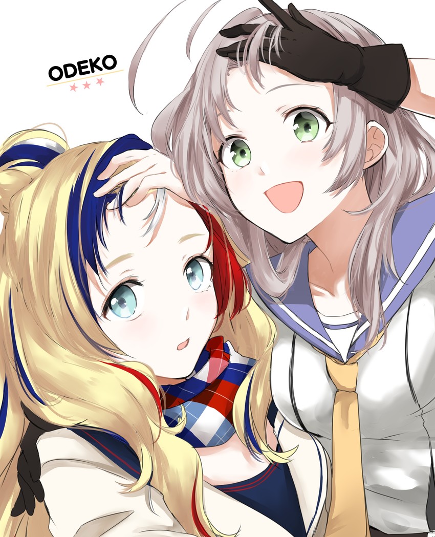 kinugasa and commandant teste (kantai collection) drawn by morinaga_miki