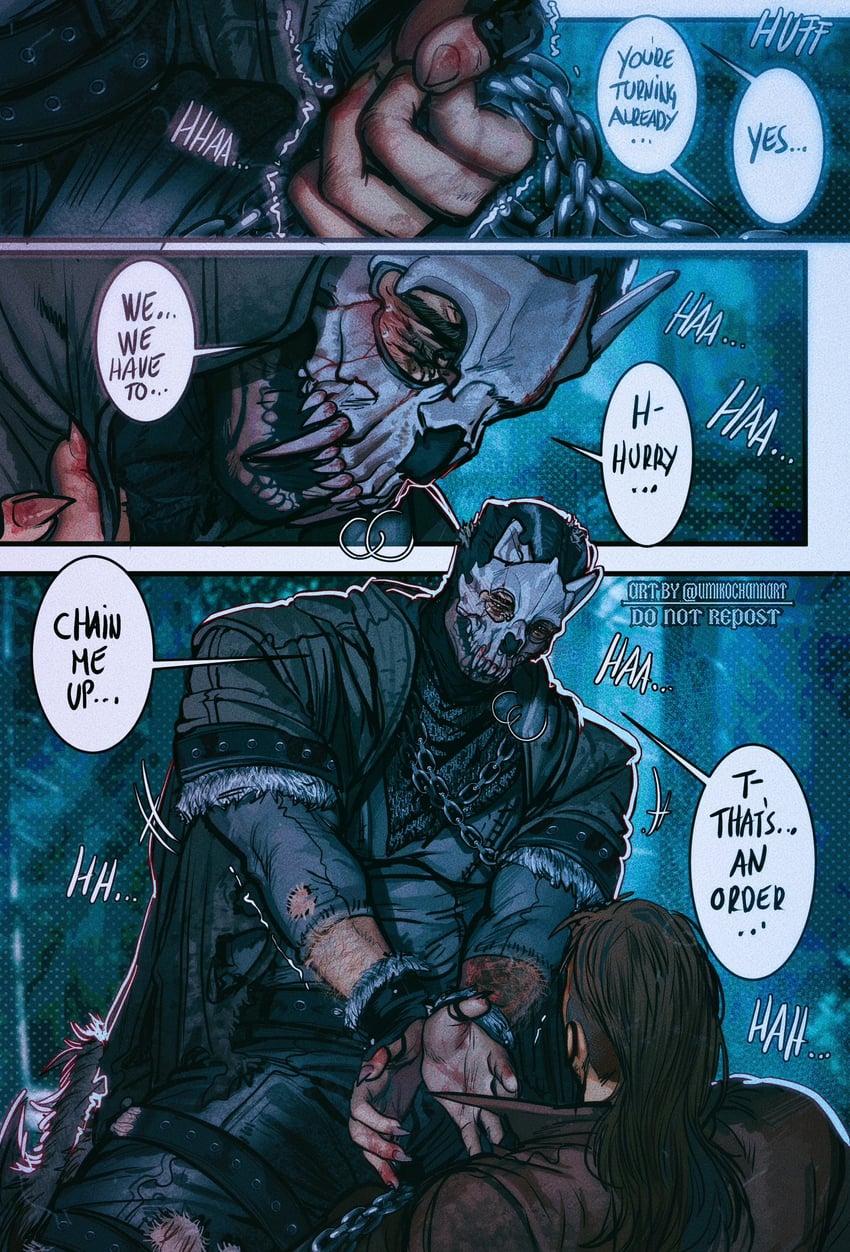 ghost and soap (call of duty and 1 more) drawn by umikochannart