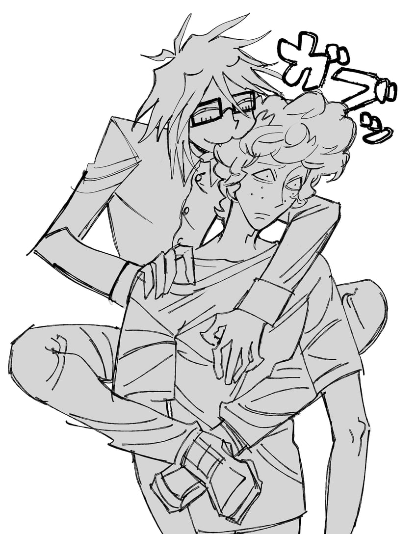 randal ivory and sebastian de tomato smith chicken legs (randal's friends) drawn by szmgm