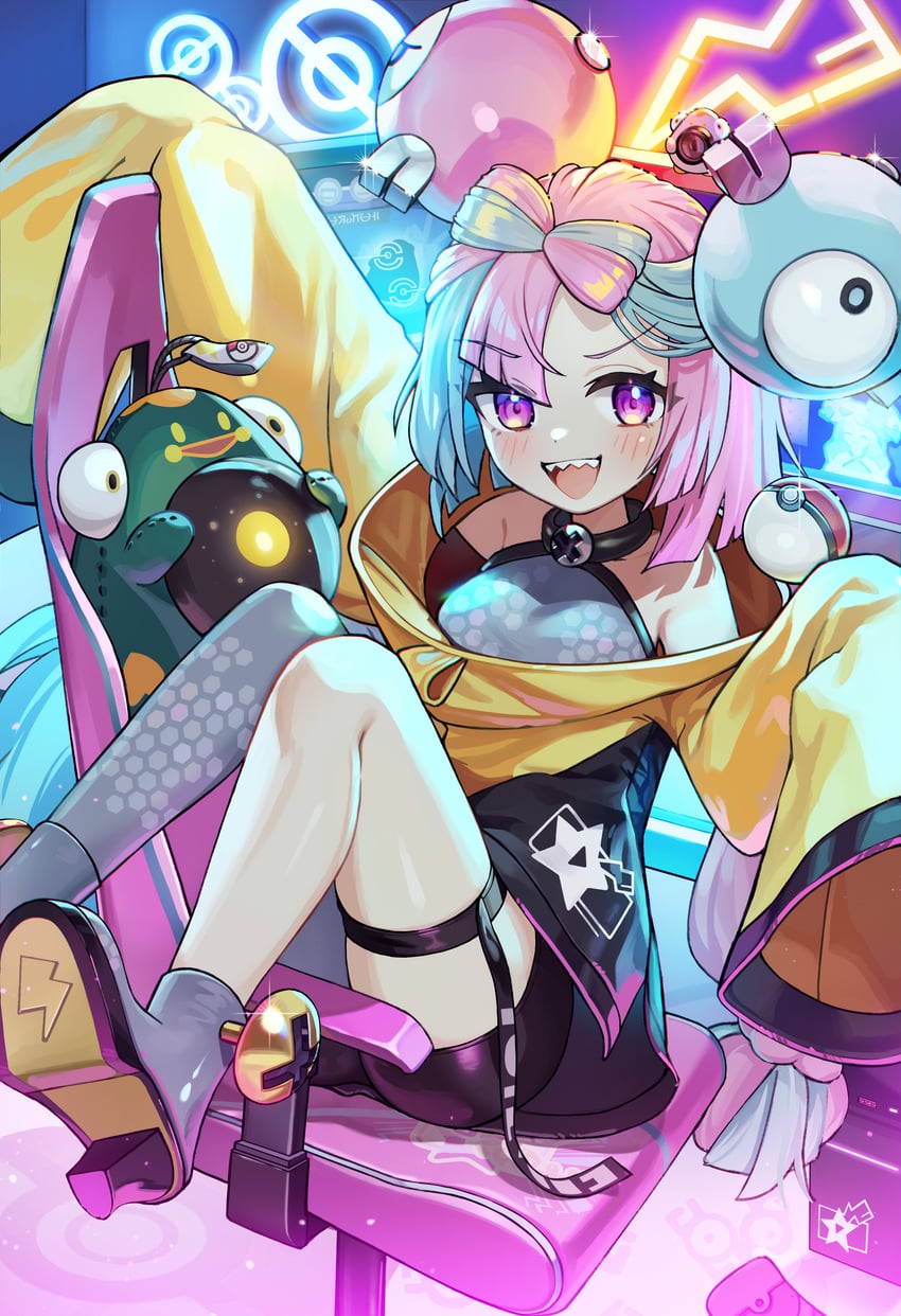 iono and bellibolt (pokemon and 1 more) drawn by mearyo