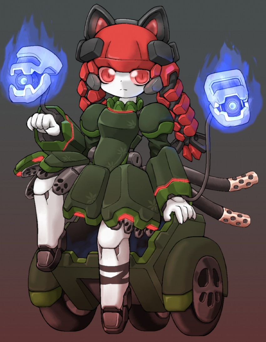 kaenbyou rin (touhou and 1 more) drawn by kitsuan