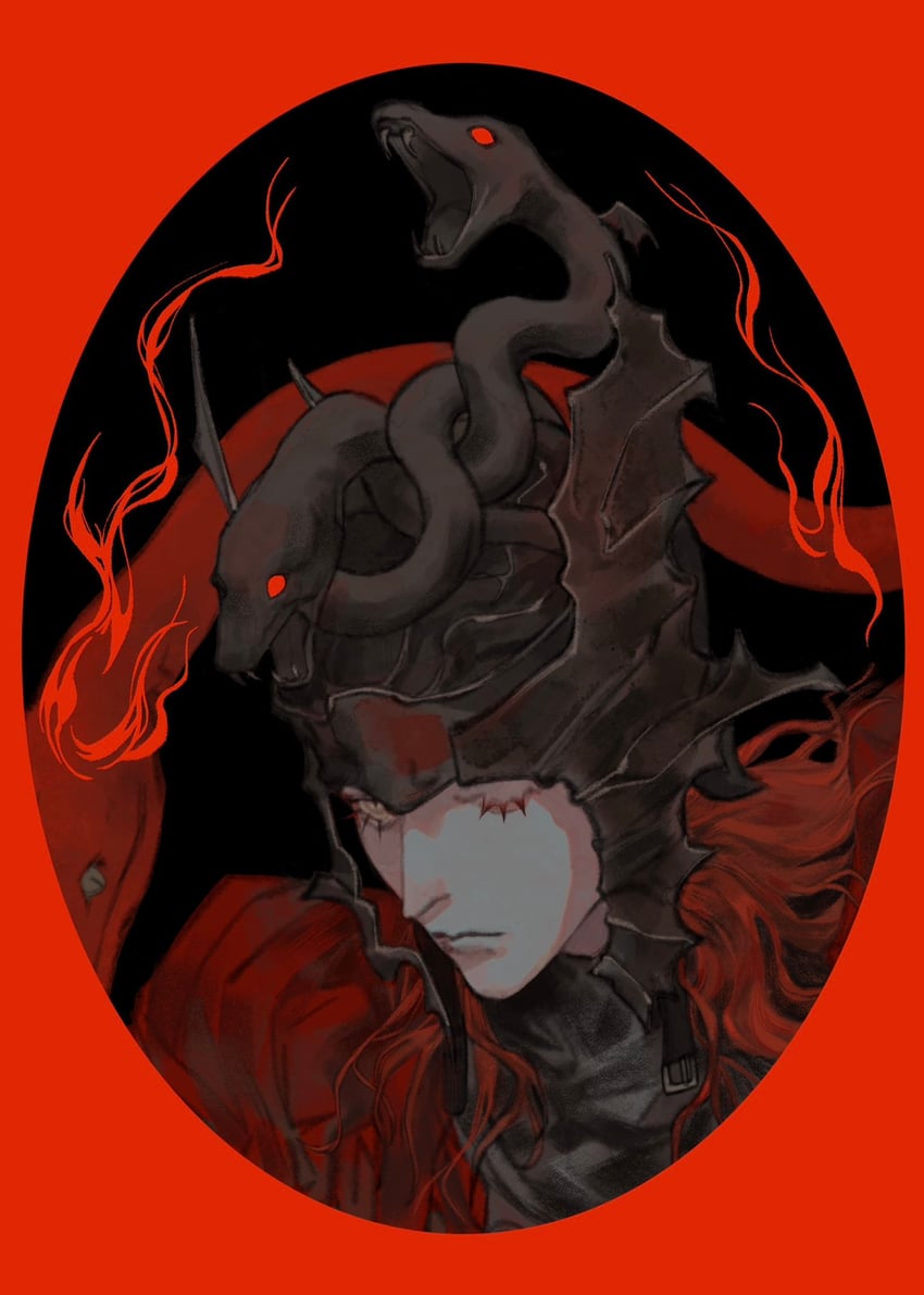 messmer the impaler (elden ring and 1 more) drawn by llalilalita
