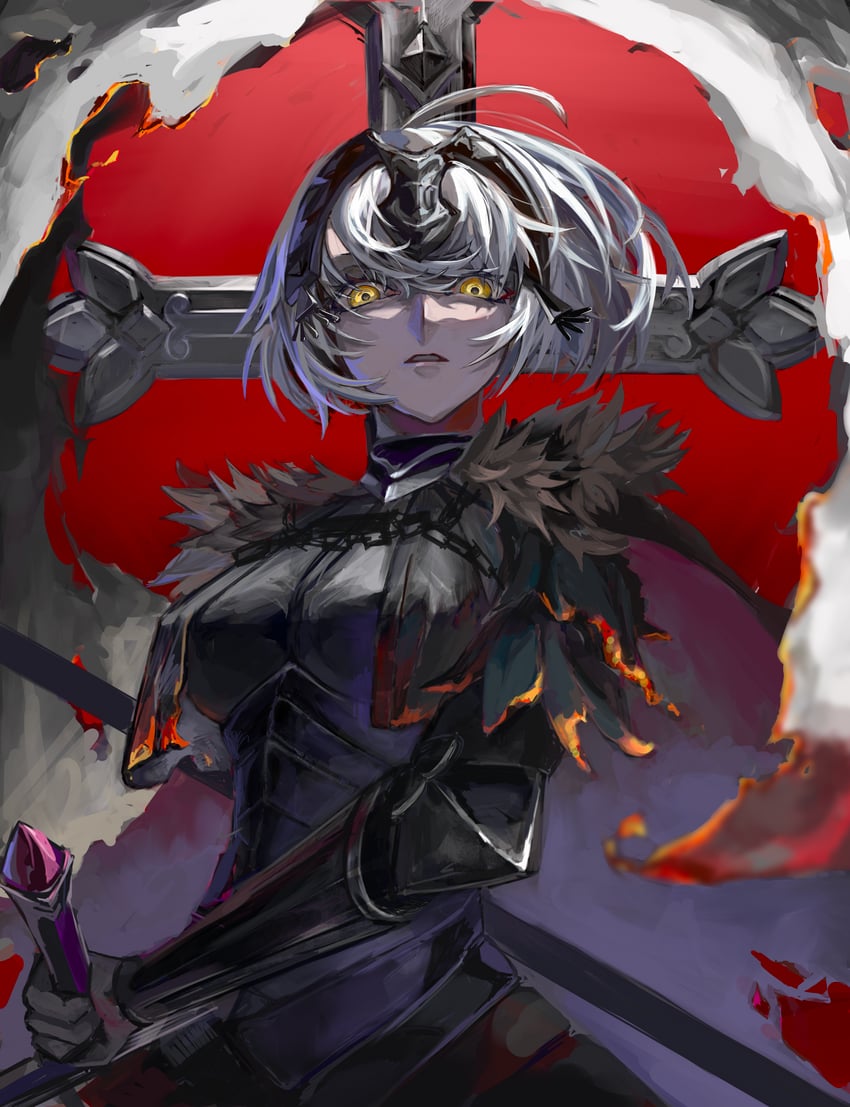 jeanne d'arc alter (fate and 1 more) drawn by koma_(86355254)