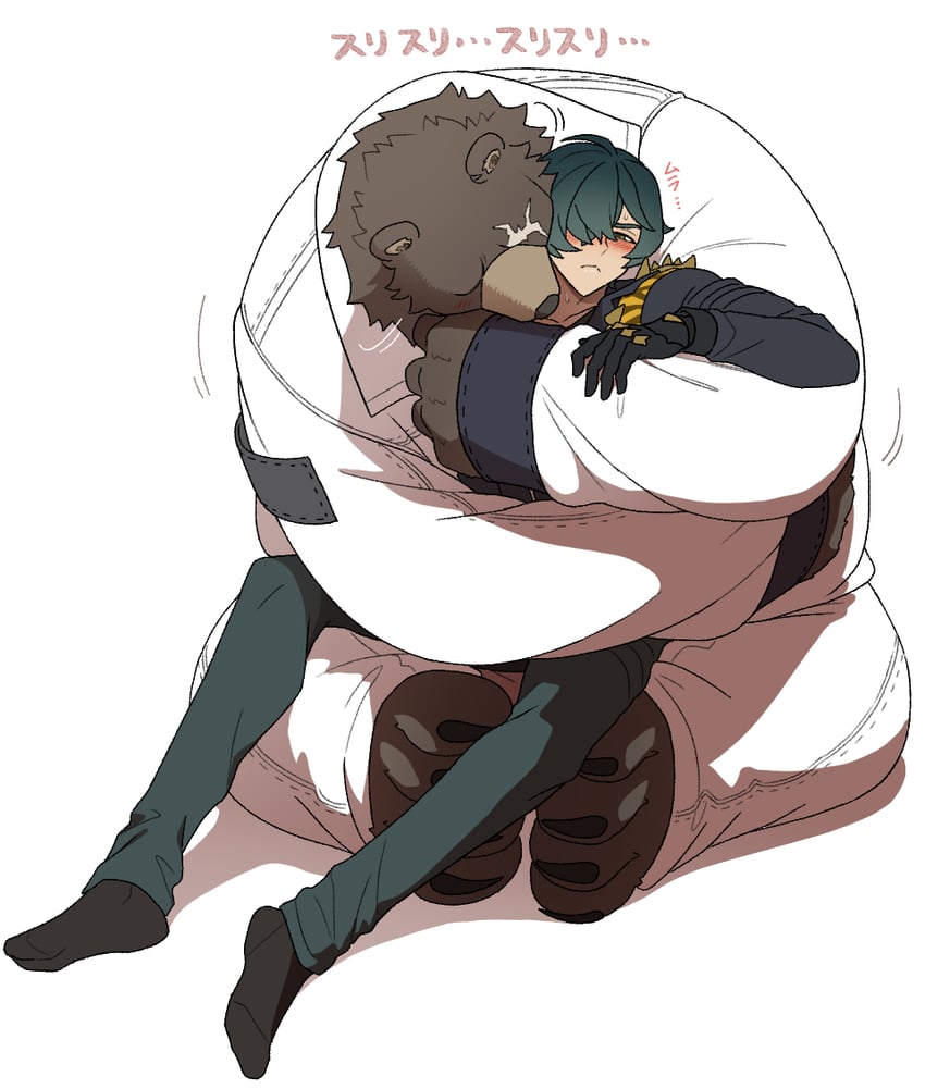 lighter and ben bigger (zenless zone zero) drawn by syabeo