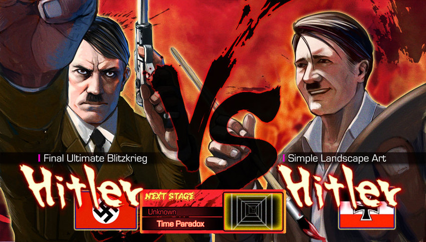adolf hitler (street fighter and 2 more) drawn by pazero