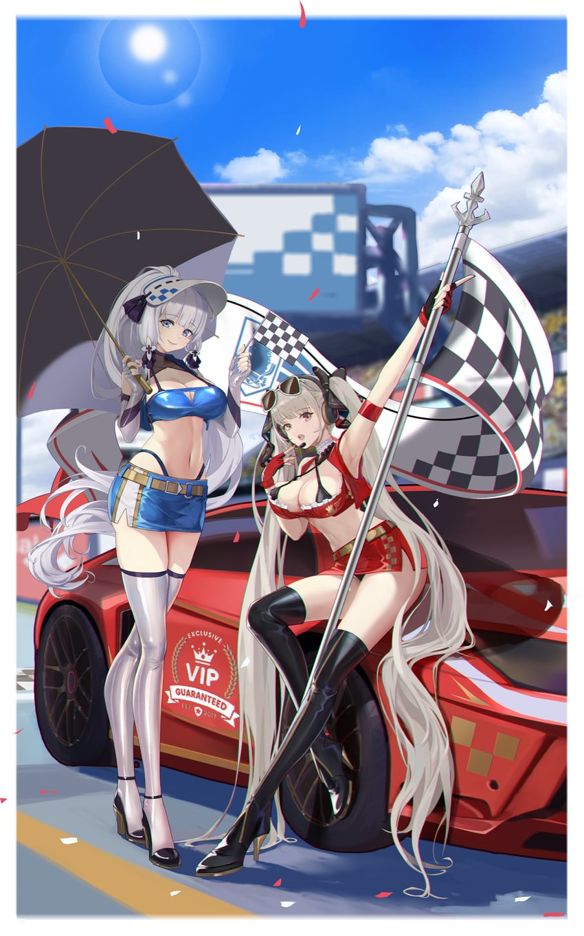 formidable and illustrious (azur lane) drawn by jie_(465684550)