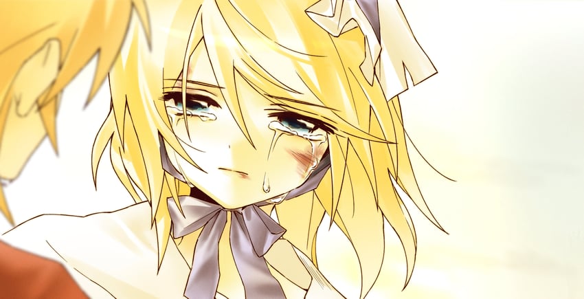 kagamine rin and kagamine len (vocaloid) drawn by hynn0x_x