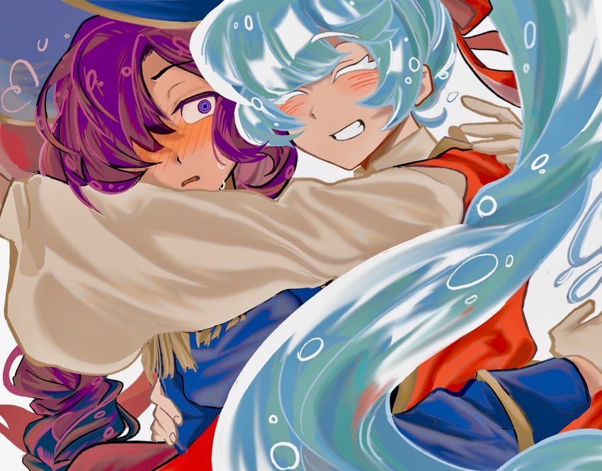 cream soda cookie and cherry cola cookie (cookie run and 2 more) drawn by yakameee