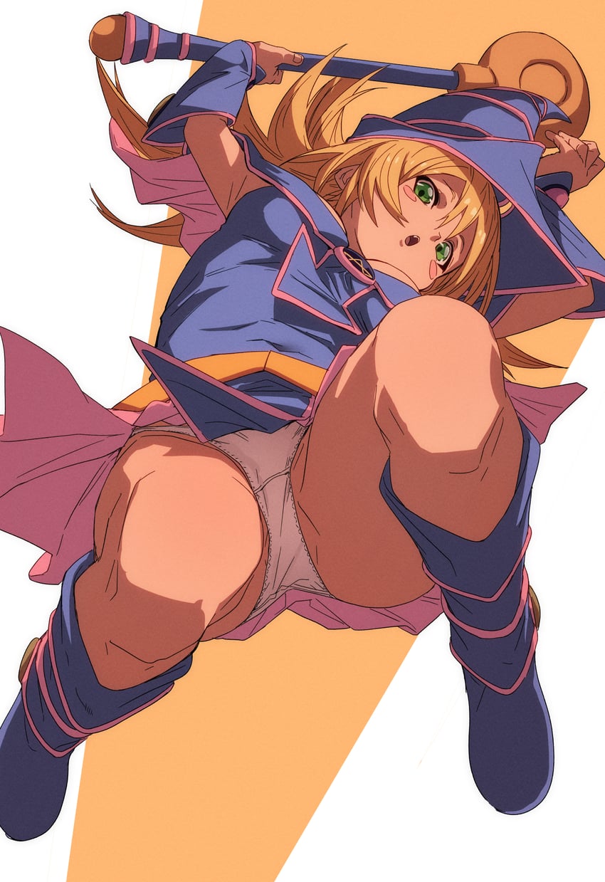 dark magician girl (yu-gi-oh!) drawn by fu-ta