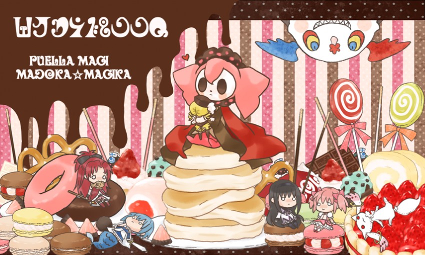 akemi homura, kaname madoka, miki sayaka, sakura kyoko, tomoe mami, and 4 more (mahou shoujo madoka magica) drawn by amane0213
