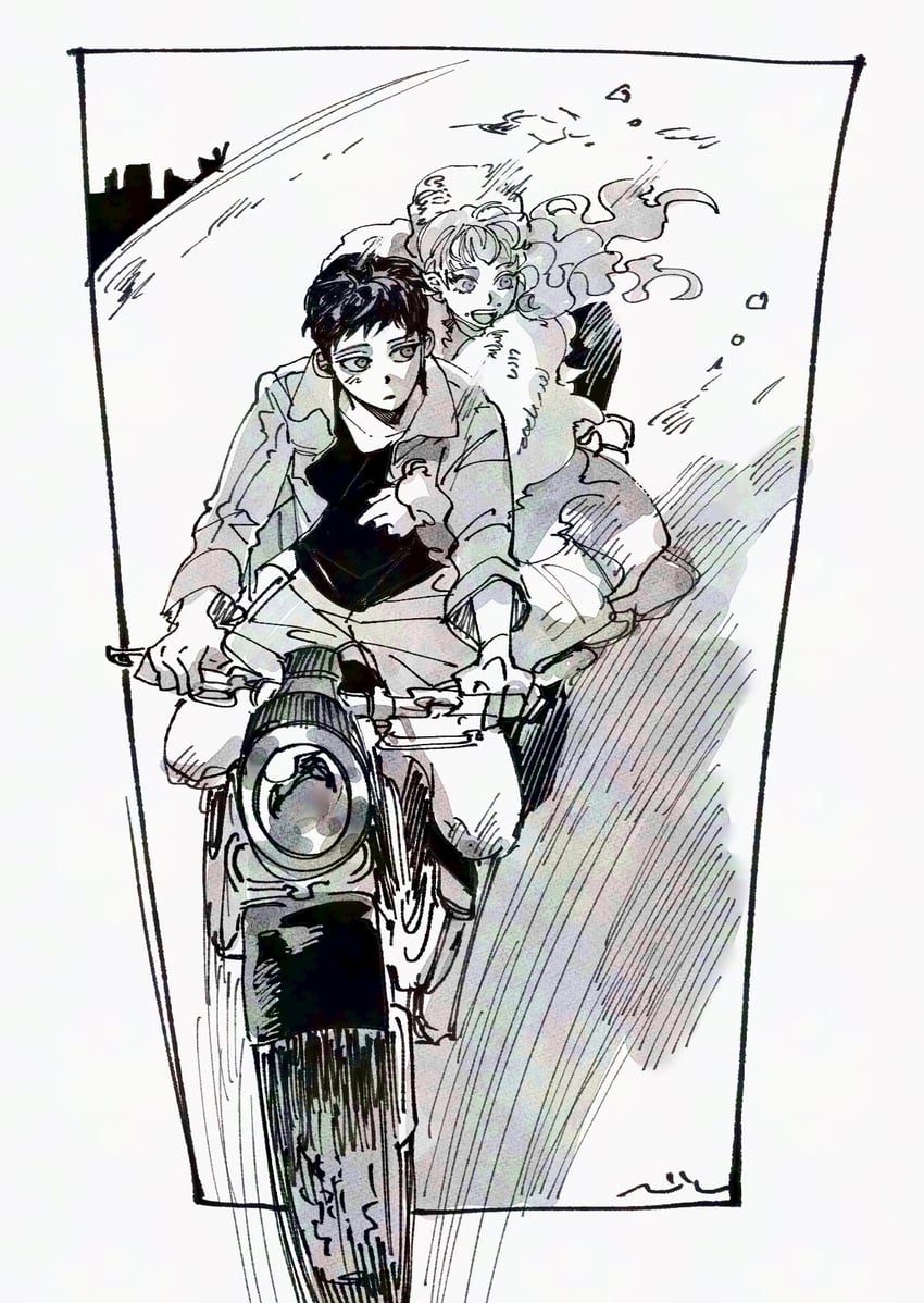 marina and levi (fear & hunger and 1 more) drawn by nul