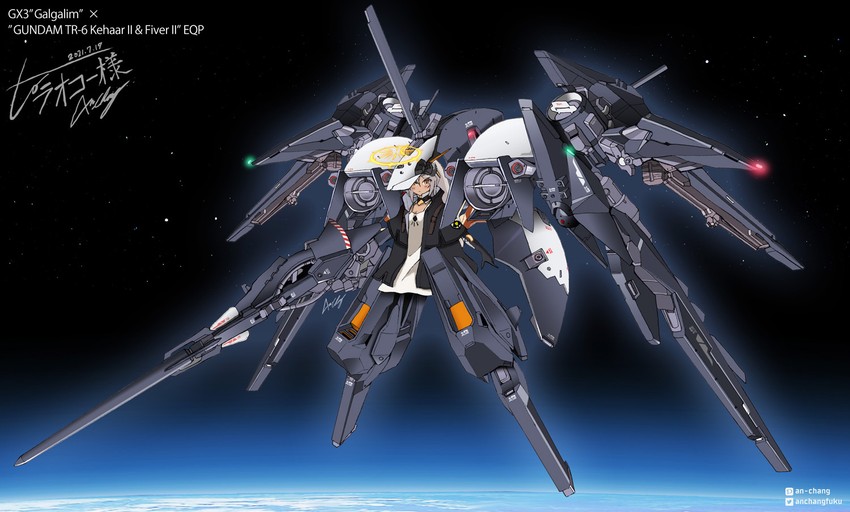 tr-6 woundwort and kehaar ii (gundam and 1 more) drawn by an-chang