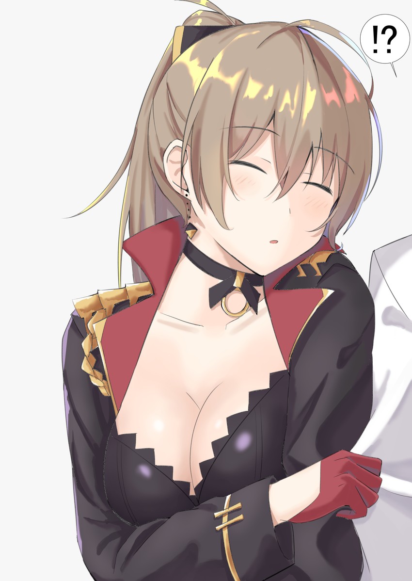 commander and jean bart (azur lane) drawn by satuki_518