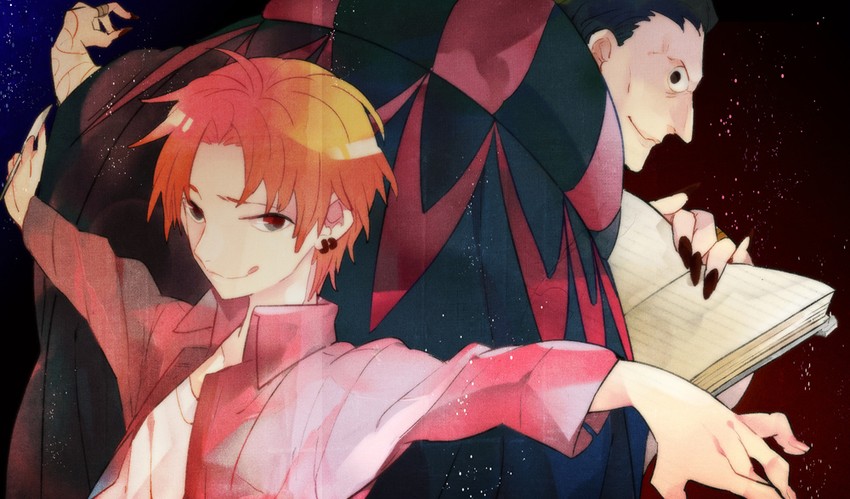 gilles de rais and uryuu ryuunosuke (fate and 1 more) drawn by hagiko