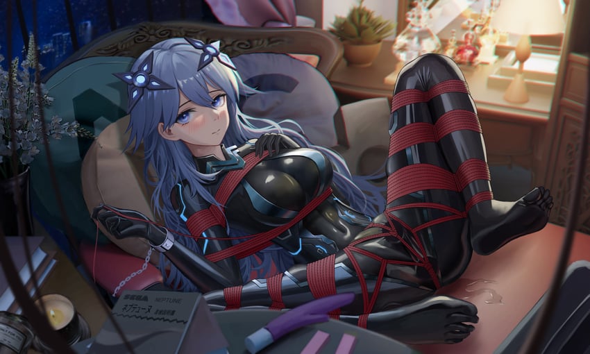 purple heart and next purple (neptune and 1 more) drawn by roundschen