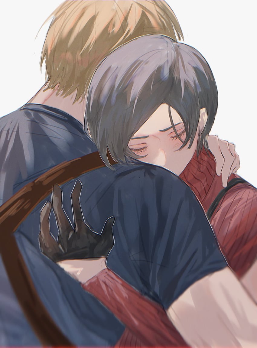 leon s. kennedy and ada wong (resident evil and 1 more) drawn by 4leajactest