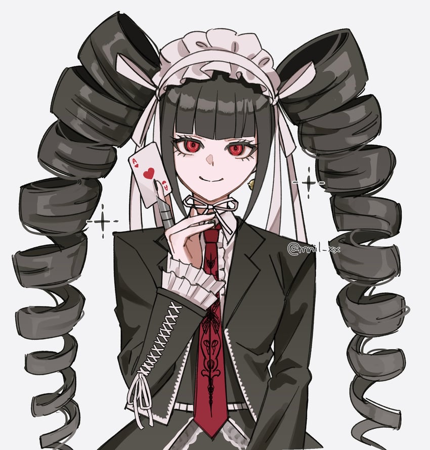 celestia ludenberg (danganronpa and 1 more) drawn by mnil_xx