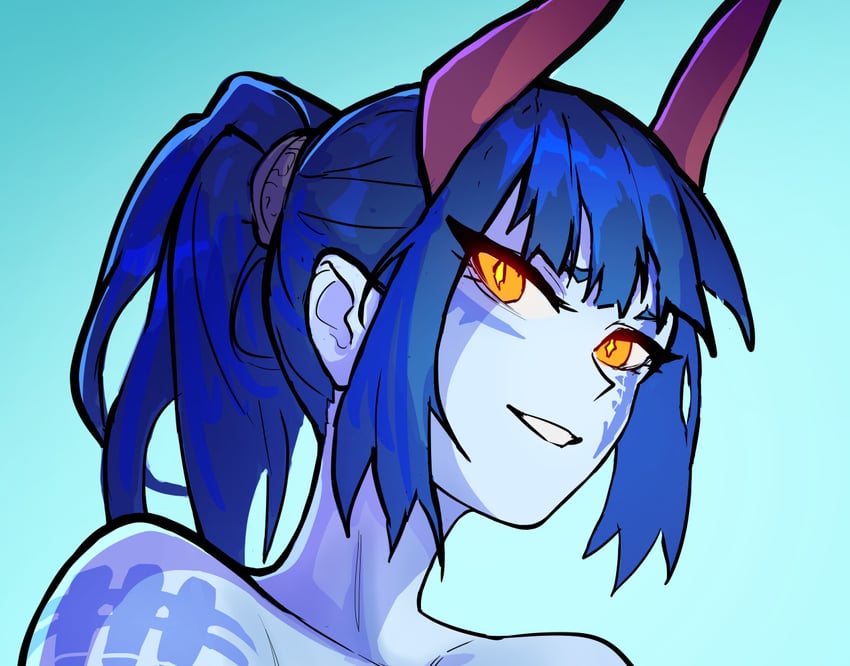 akuna (my wife is a half-dragon!) drawn by taojinn015