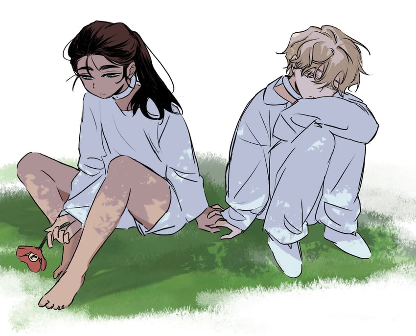 luka and hyuna (alien stage) drawn by u_qrou