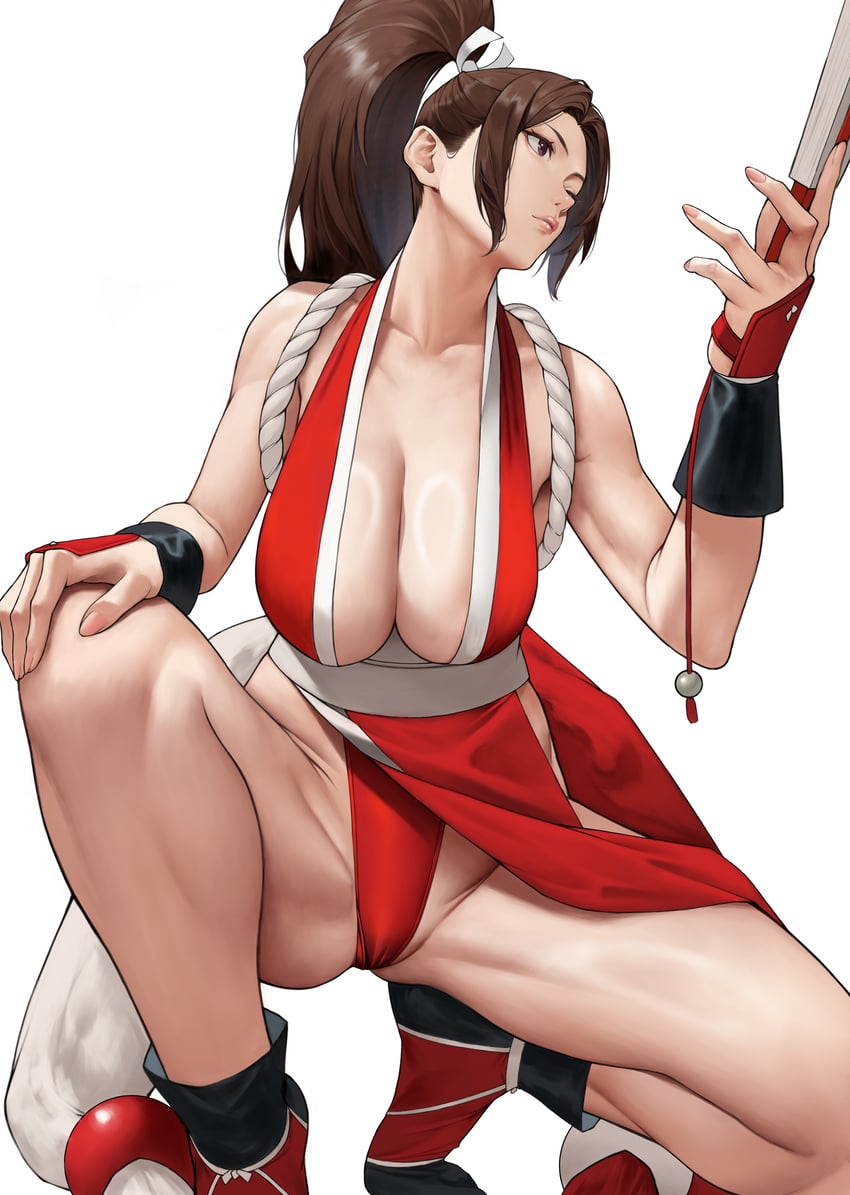 shiranui mai (the king of fighters and 1 more) drawn by yoshio_(55level)