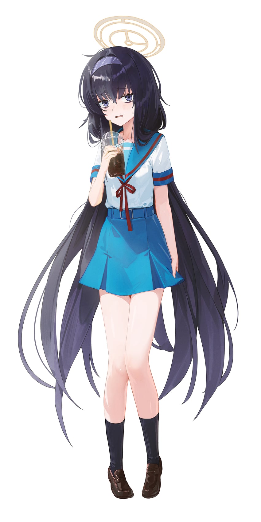 suzumiya haruhi and ui (blue archive and 1 more) drawn by fieryonion