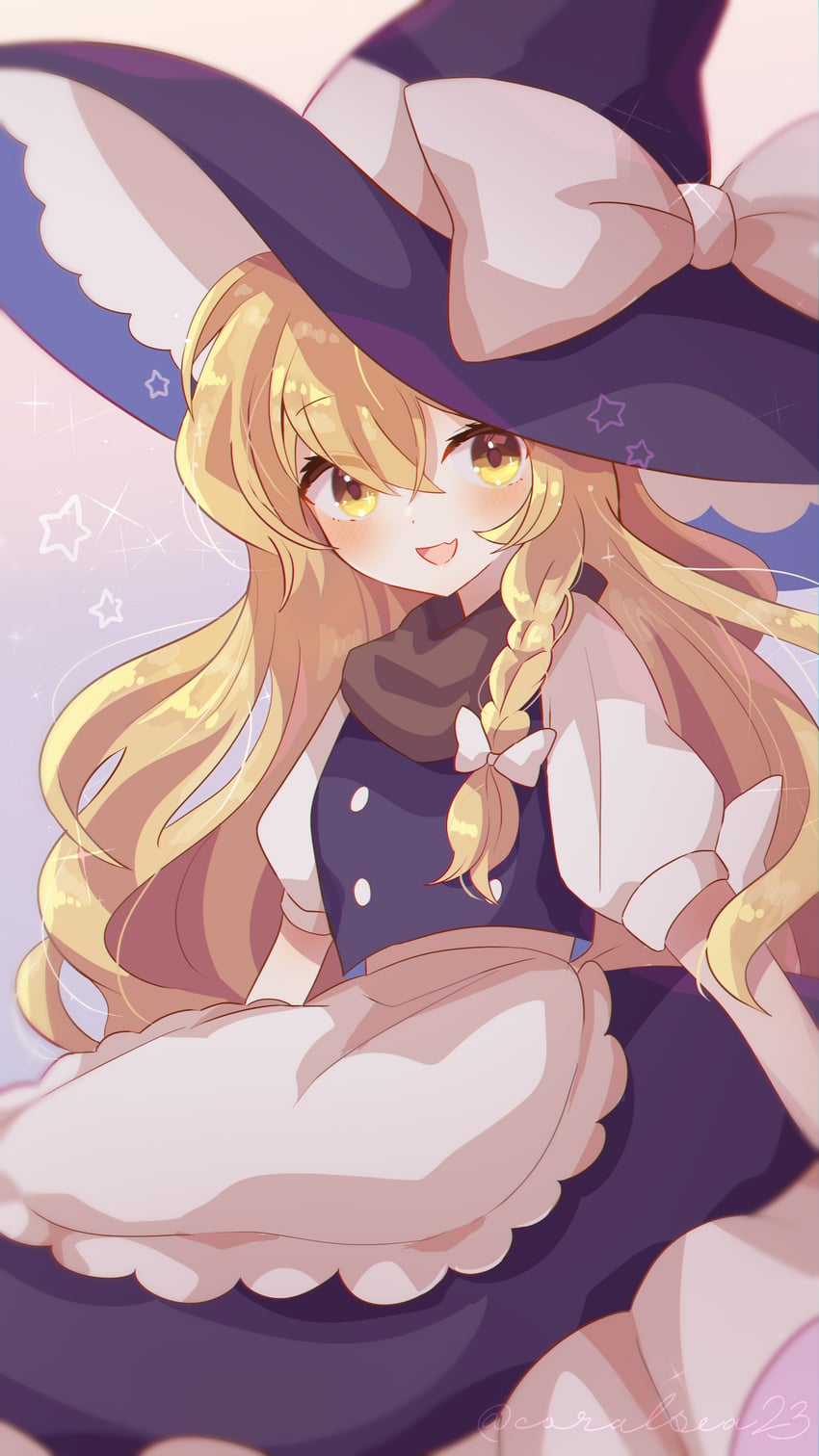 kirisame marisa (touhou) drawn by tomomasa_(coralsea23)