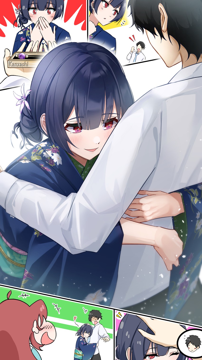 producer, morino rinze, and komiya kaho (idolmaster and 2 more) drawn by tera2001