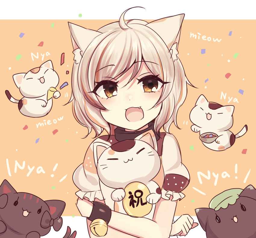 kaenbyou rin, chen, and goutokuji mike (touhou) drawn by subaru_(subachoco)