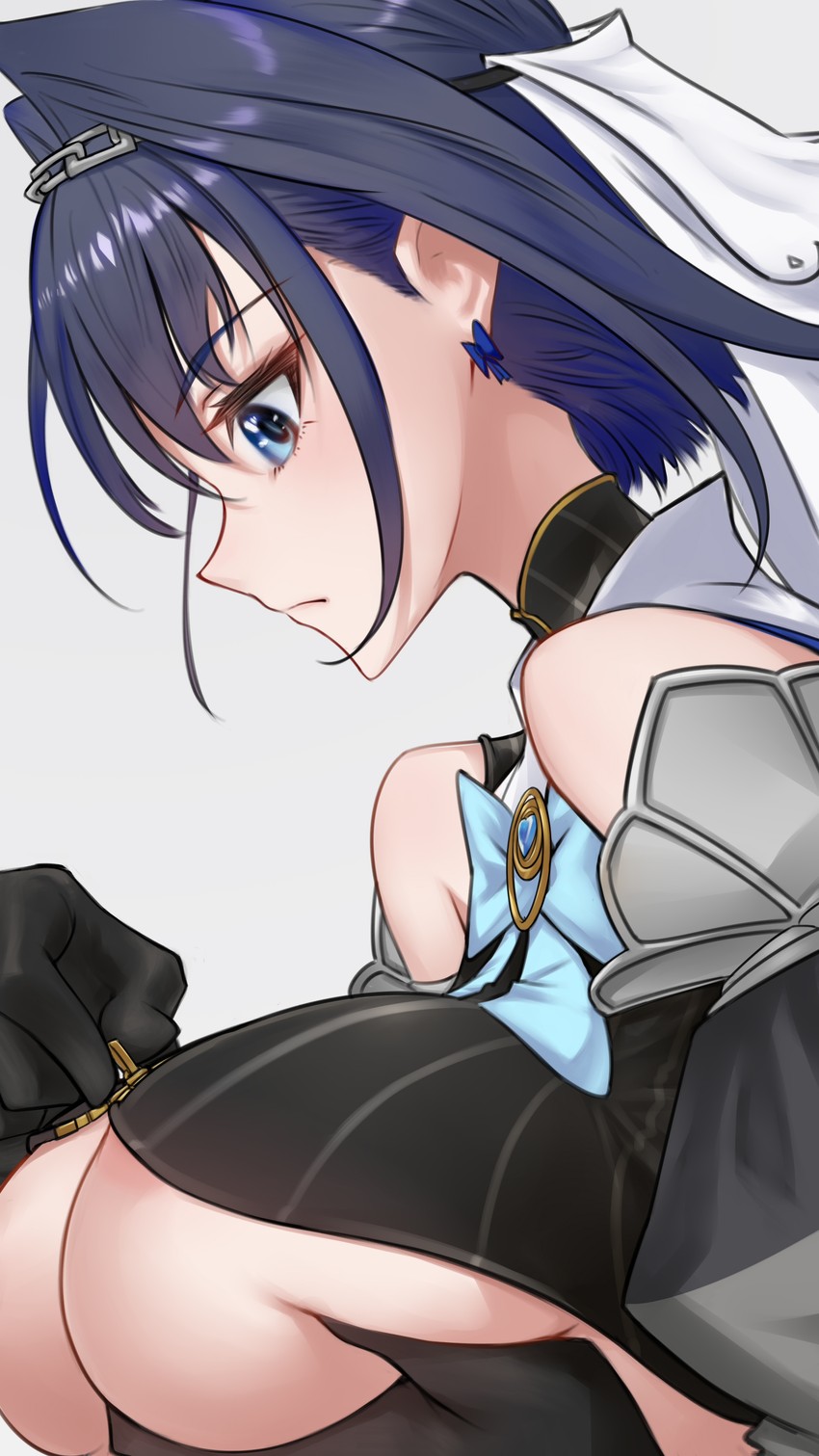 ouro kronii (hololive and 1 more) drawn by somebody_(leiking00)