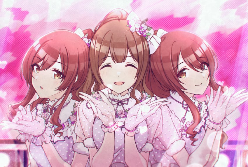 osaki amana, kuwayama chiyuki, and osaki tenka (idolmaster and 1 more) drawn by kusaka_io