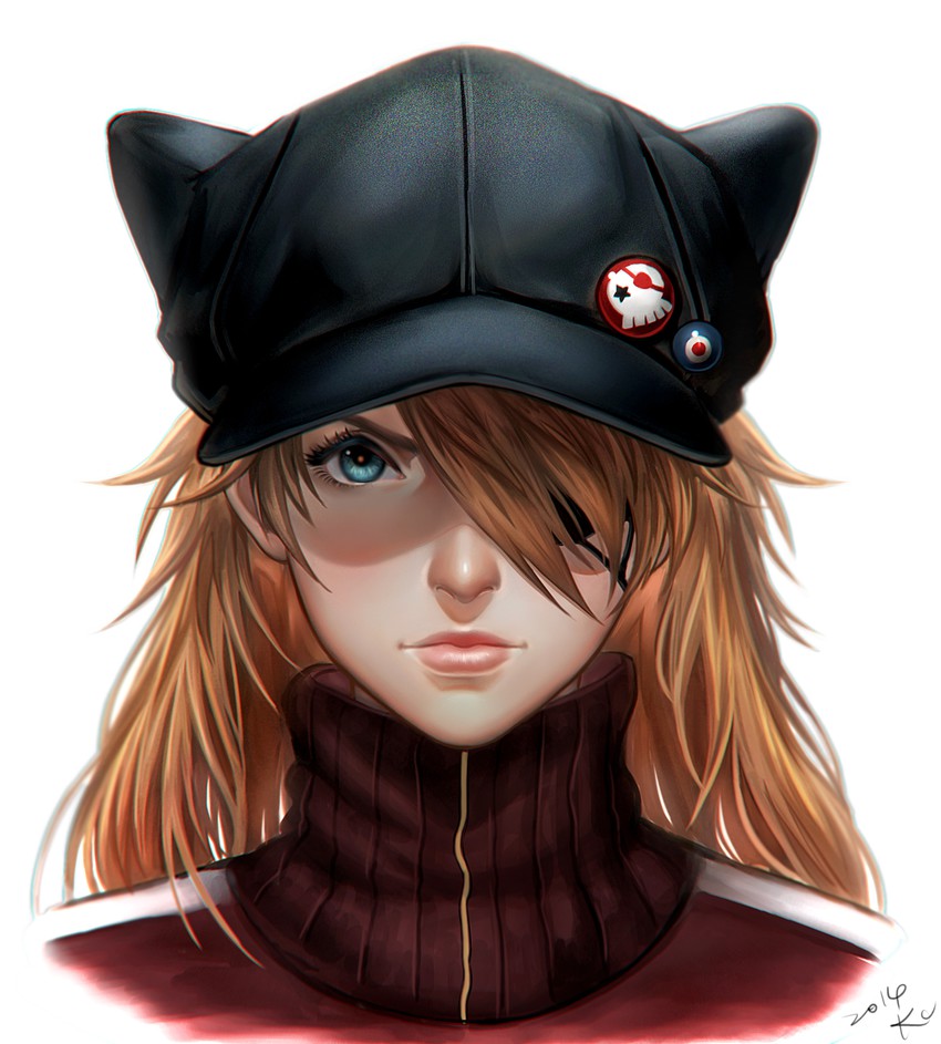 souryuu asuka langley (neon genesis evangelion and 2 more) drawn by k.c