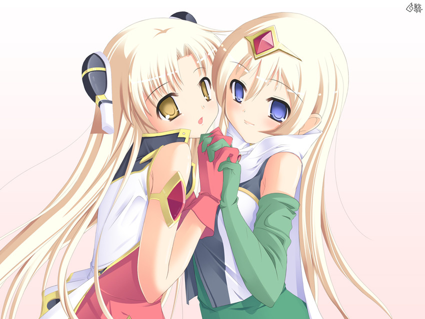 ranpha franboise and kahlua marjoram (galaxy angel and 1 more) drawn by natsumiya_yuzu