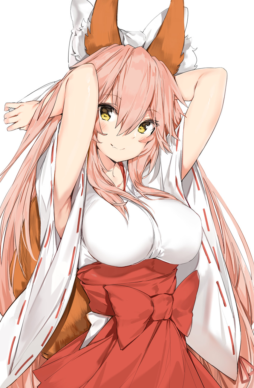tamamo and tamamo no mae (fate and 1 more) drawn by silver_(chenwen)