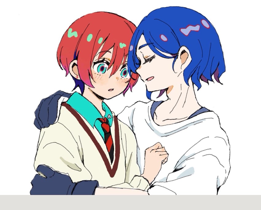 amate yuzuriha and shuji ito (gundam and 1 more) drawn by bhachi88888888