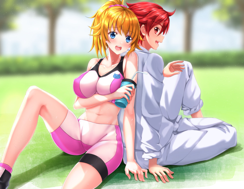 hoshino fumina and kamiki sekai (gundam and 2 more) drawn by swordsouls
