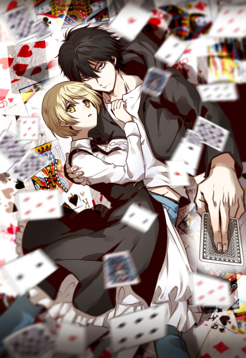 katagiri yuuichi and kokorogi yutori (tomodachi game) drawn by appleruby
