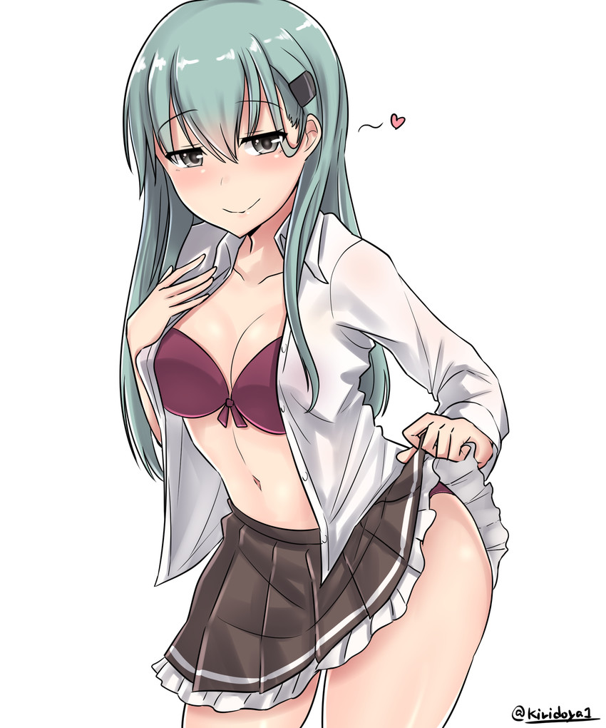 suzuya and suzuya kai ni (kantai collection) drawn by kiritto