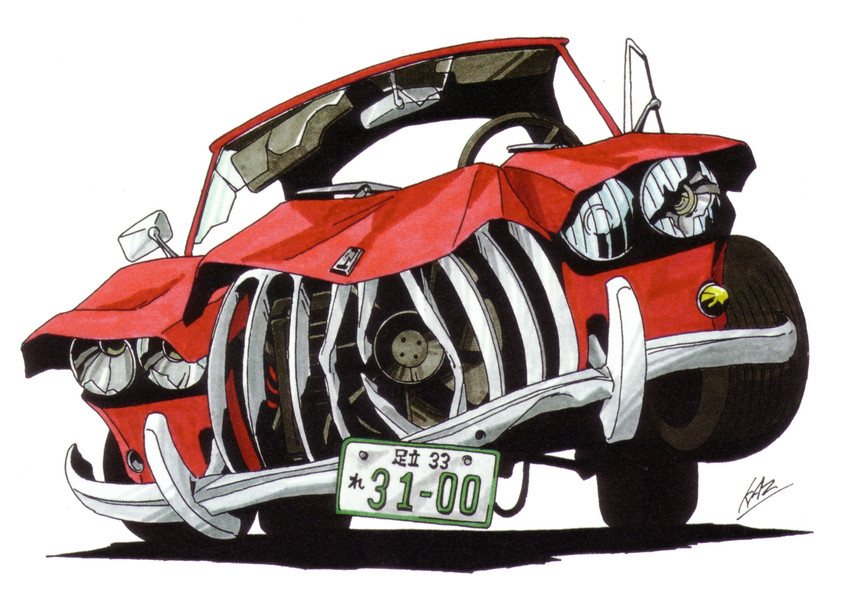 chris the car (shin megami tensei and 2 more) drawn by kazuma_kaneko
