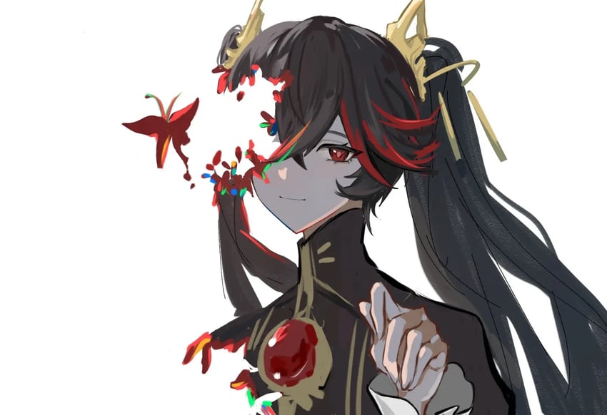lucia and lucia: pyroath (punishing: gray raven) drawn by cgcccsen