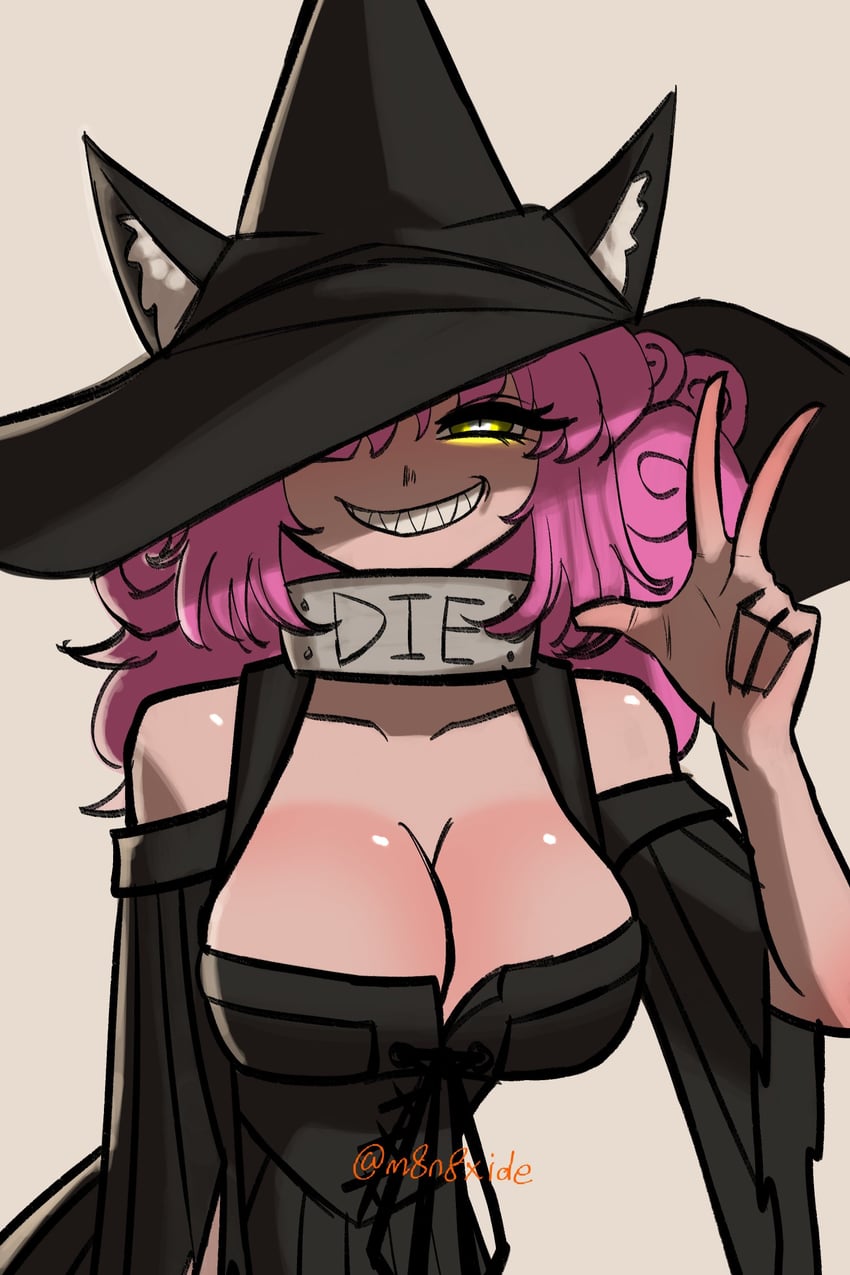 cheshire cat (black souls and 1 more) drawn by m8n8xide