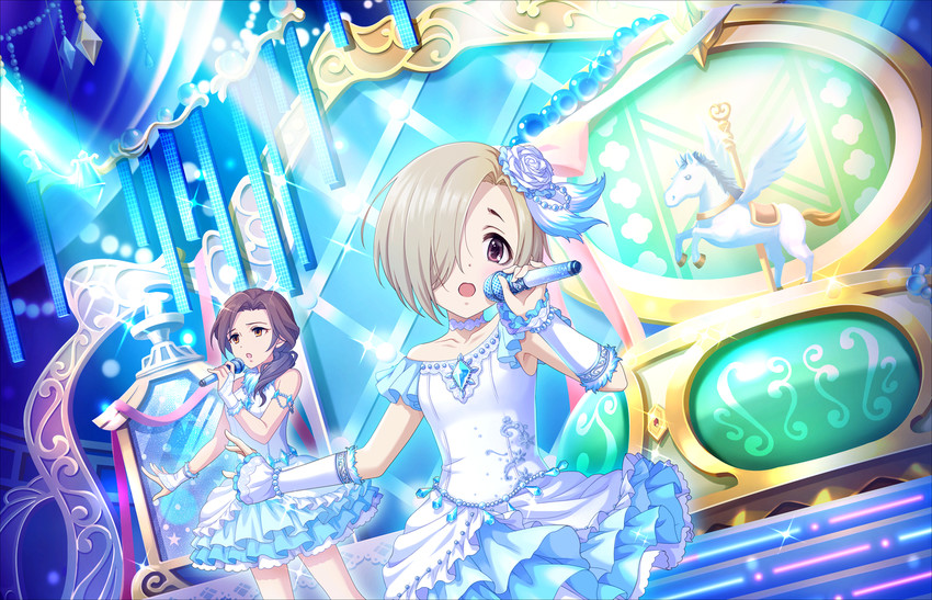 shirasaka koume and kawashima mizuki (idolmaster and 2 more)